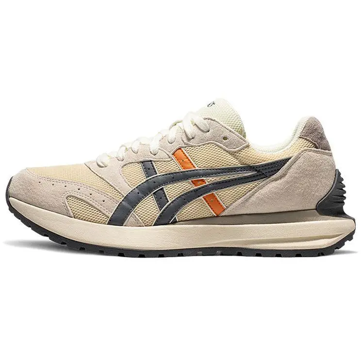 ASICS Tarther Sc Comode Tessuto alla Moda Pelle Sintetica Basse Casual Scarpe da Corsa Unisex Sneaker Beige 1203A125-755