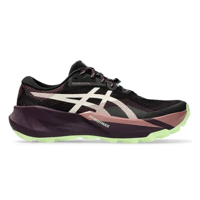 ASICS Trabuco 14 Nero Dark Aubergine - Scarpe Trail Running Donna EUR / US