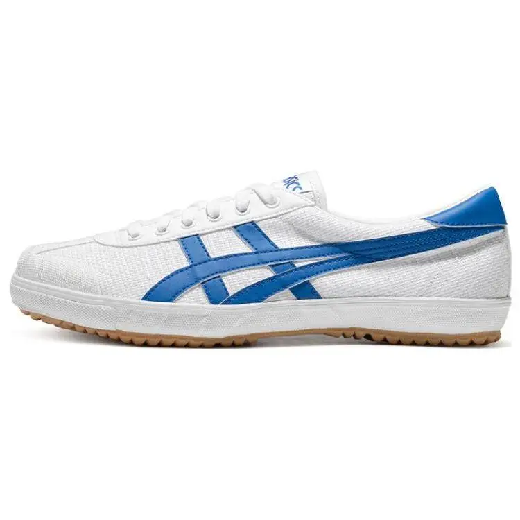 ASICS Tsg-110 Scarpe Casual Lifestyle Comode in Tessuto Sportive Basse Unisex Blu Bianco 1203A317-102 42 5