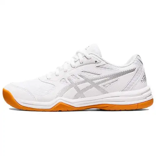 ASICS Upcourt 5 Bianco Argento Puro Gomma Scarpe da Ginnastica da Donna 1072A088-101 42 5