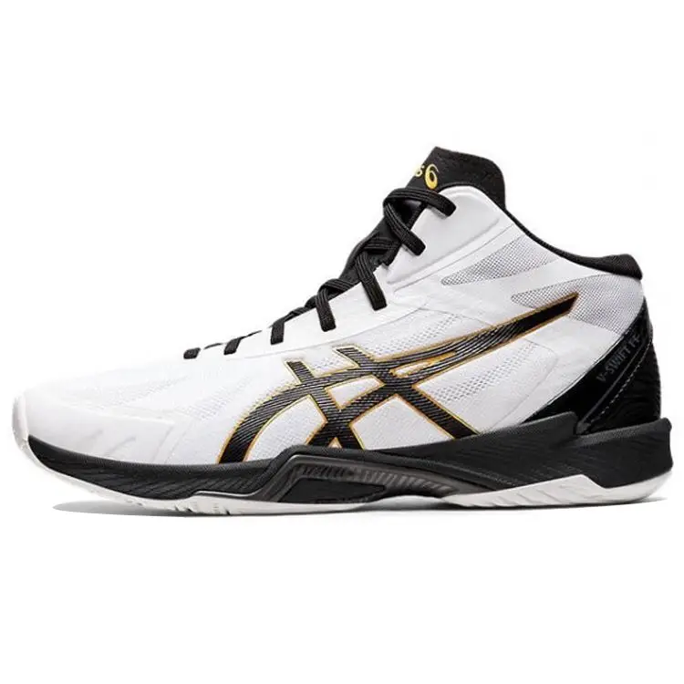 ASICS V-Swift FF MT 3 Scarpe da Allenamento Pallavolo Mid-Top Ammortizzazione Confortevole Durevole Supportivo Sneaker Unisex Bianco Nero