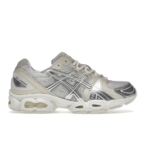 ASICS WIND AND SEA x Gel Nimbus 9 Bianco Argento Sneakers Unisex Argento Puro 1201A801-100 40 5