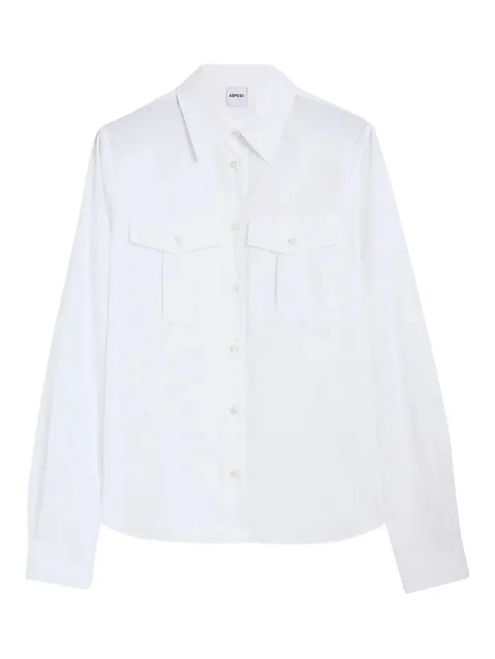 Aspesi camicia classica white Bianco