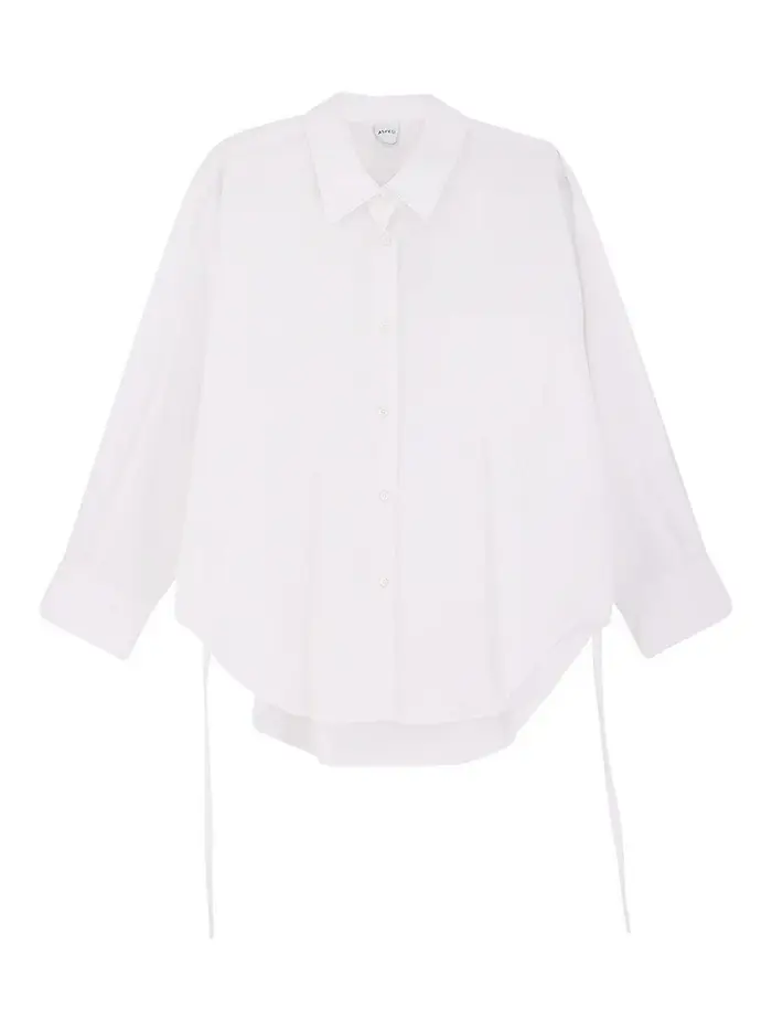 Aspesi Camicia Oversize In Cotone Bianco
