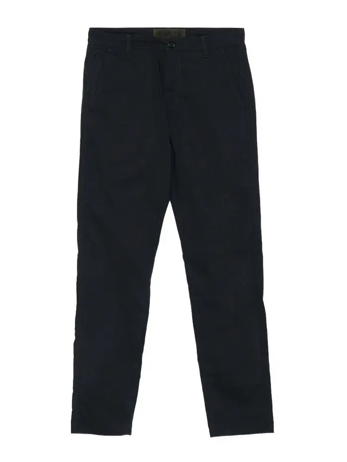 Aspesi Pantaloni casual blu a gamba dritta Blu scuro