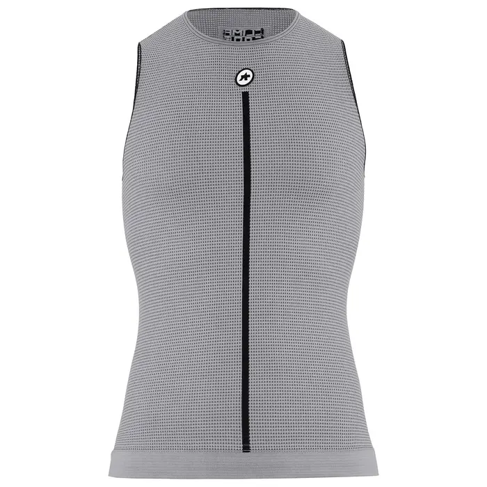 Maglia intima smanicata ciclismo Summer NS Skin Layer P1 Grigio chiaro