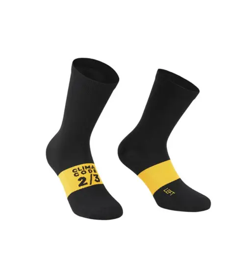 Assos Spring Fall Evo - calzini ciclismo Black