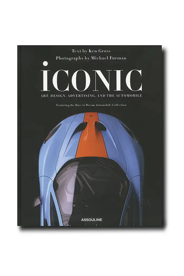 Assouline libro fotografico Iconic Art, Design, Advertising, and the Automobile (Resized), Miles S Nadal Multicolore