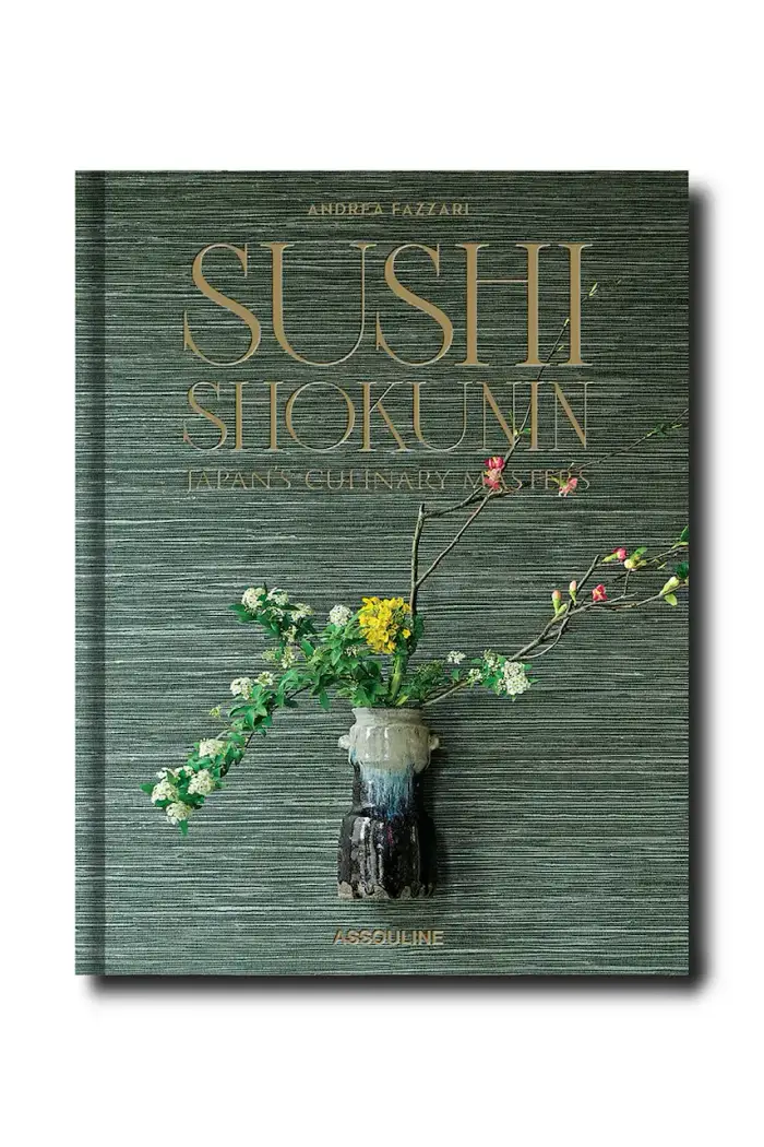 Assouline libro fotografico Sushi Shokunin Japan s Culinary Masters, Andrea Fazzari Verde