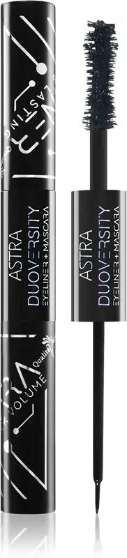 Astra makeup Astra Make-up Duoversity mascara e eyeliner 2 in 1 colore 07 nero Mirror 2x3, 5 ml