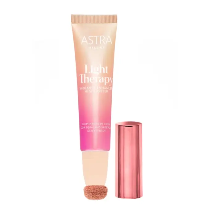 ASTRA MAKEUP LIGHT THERAPY Radiance Enhancer Highlighter 0004 SEROTONIN PEACH 15ml - Sublimatori e Illuminanti