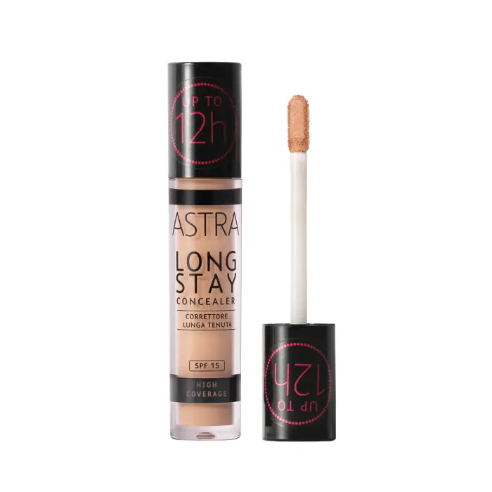 ASTRA MAKEUP LONG STAY CONCEALER Correttore lunga tenuta 004 W - SAND 5ml - Correttore