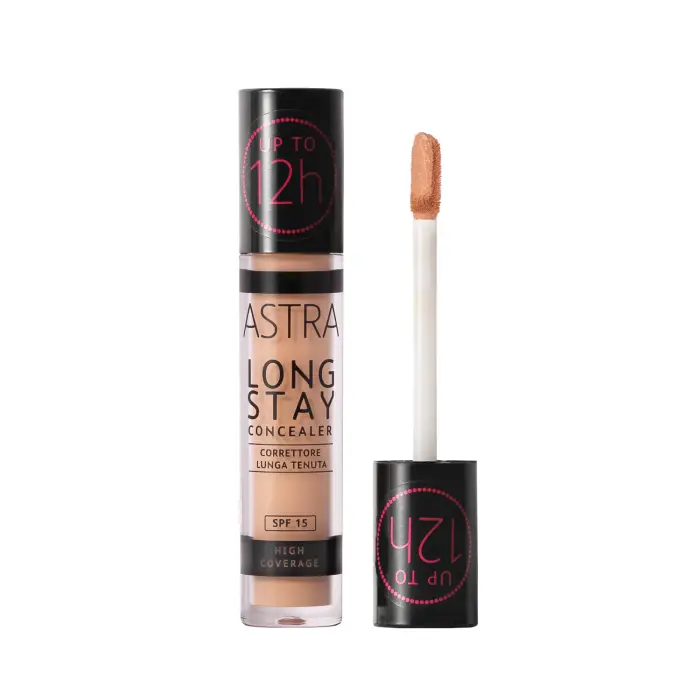 ASTRA MAKEUP LONG STAY CONCEALER Correttore lunga tenuta 5W - PEACH 5ml - Correttore
