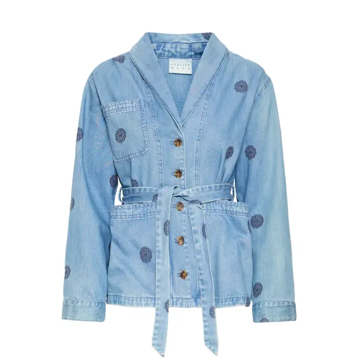Atelier Rêve Giacca di jeans da donna Irharmony Bleu