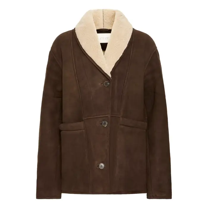 Atelier Rêve Giacca in pelle scamosciata donna IRHanzo Marron