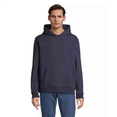 Atelier Textile Français Felpa con cappuccio Gabriel Bleu