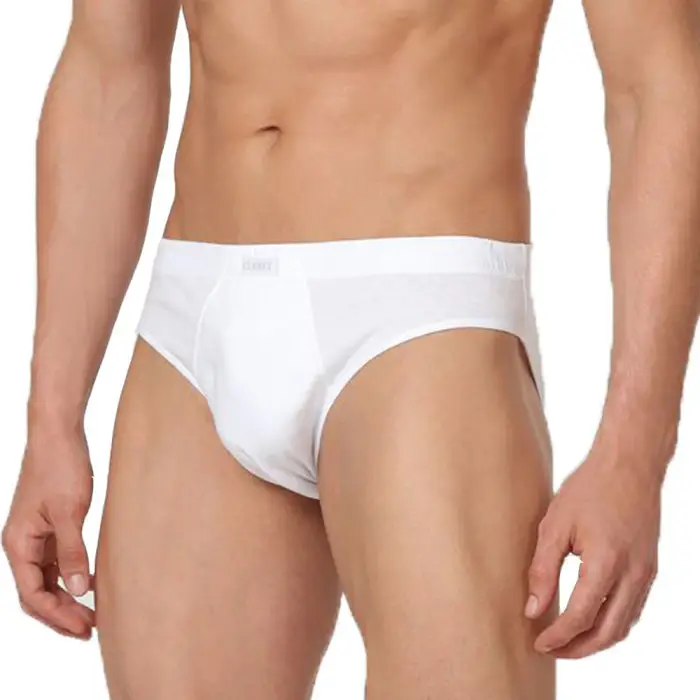 Slip basso uomo, cotone mercerizzato - BIANCO 0001 / 7-XXL