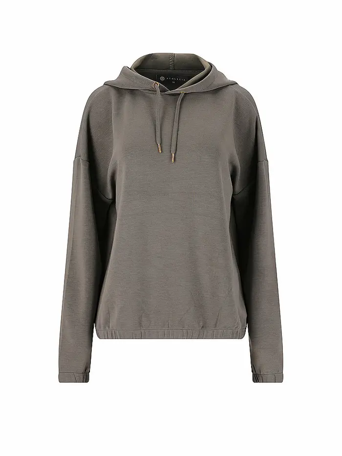 ATHLECIA Felpa con cappuccio da fitness da donna Namier oliva