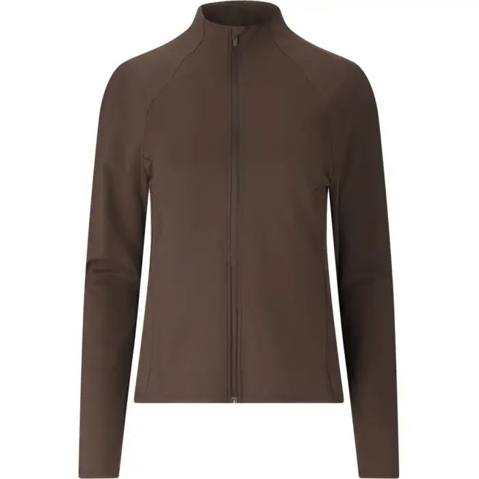 Athlecia Felpa con zip intera donna Emarri Marron