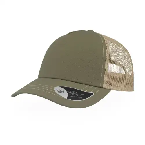 Atlantis Headwear Cappellino Rapper Canvas Vert