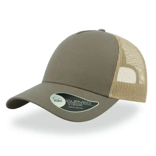 Atlantis Headwear Cappellino trucker in cotone Rapper Vert