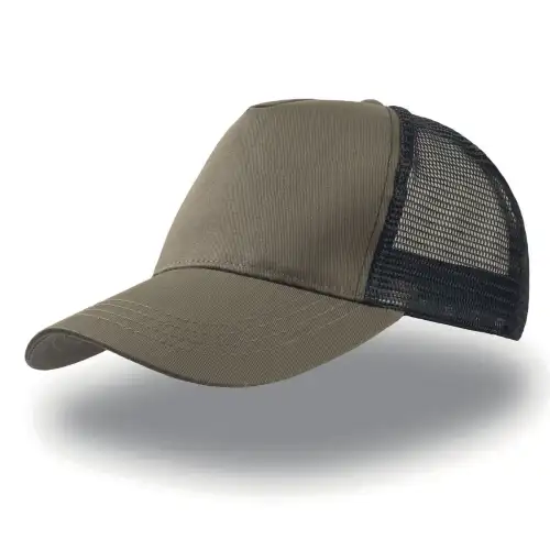 Atlantis Headwear Cappellino trucker in cotone Rapper Vert