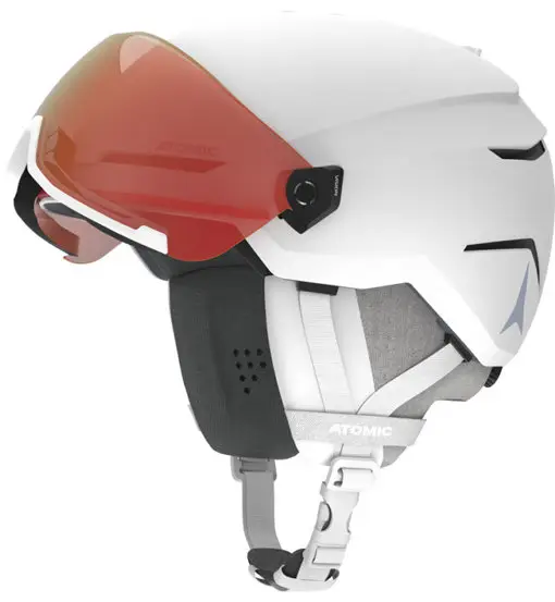 Atomic Savor Visor Photo - casco sci alpino White