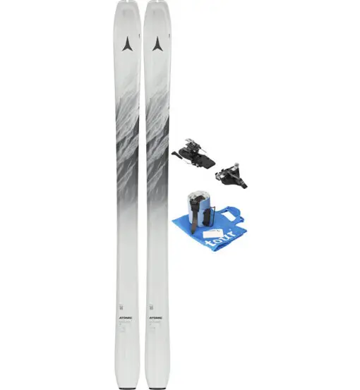 Atomic Set Backland 95 sci da scialpinismo+attacco+pelli White