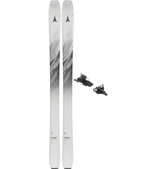 Atomic Set Backland 95 sci da scialpinismo+attacco+pelli White