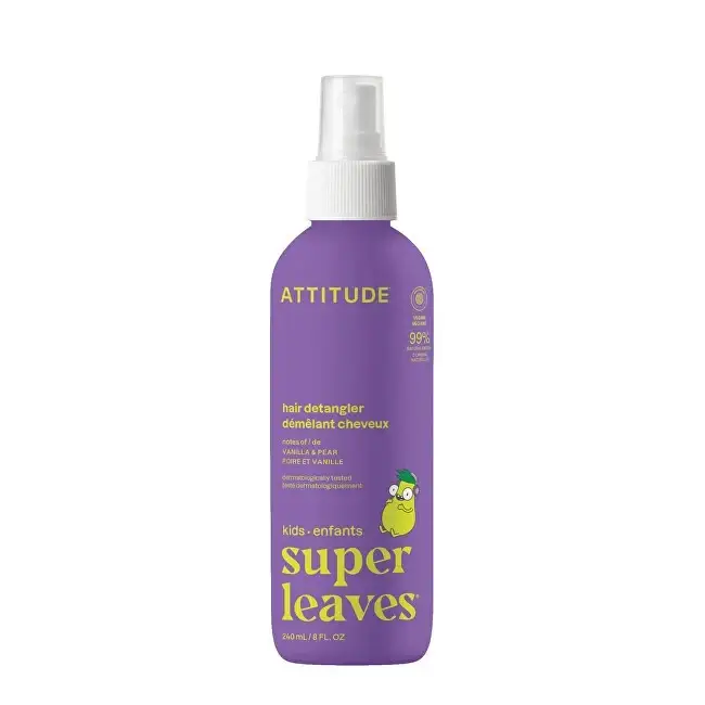 Attitude little leaves - Spray leave-in per districare i capelli dei più piccoli Vaniglia & Pera, 240 ml