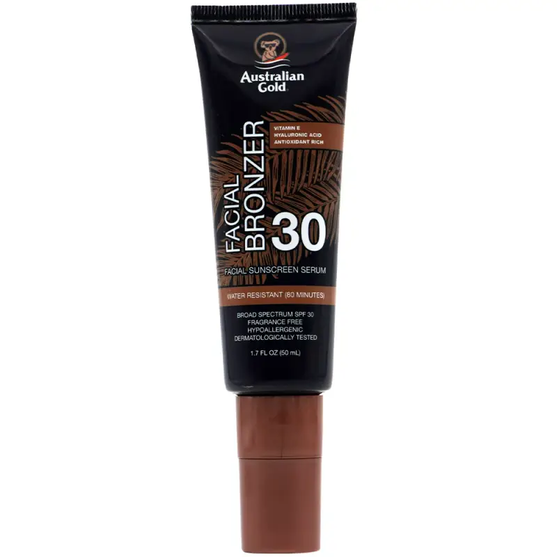Australian Gold Facial Bronzing Serum SPF 30 50ml - Solare viso alta prot