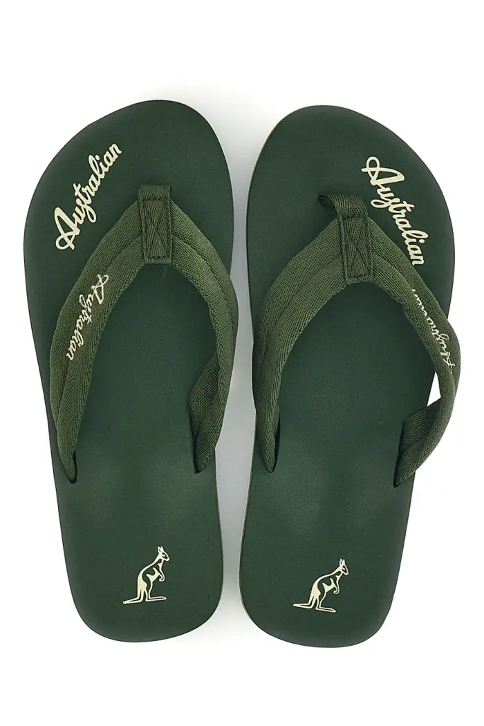 Infradito verdi con scritta bianca Australian AU24M409 [VERDE MILITARE]