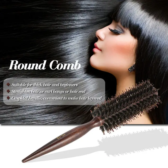 Automobile and motorcycle supplies 1pc pettine rotondo setola spazzola per capelli pettine ciuffo rullo arricciacapelli spazzola rotante