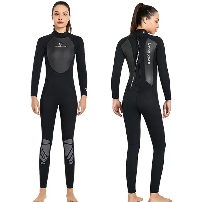 Automobile and motorcycle supplies Muta da sub intera in neoprene da donna da 3 mm per lo snorkeling e il surf L nero