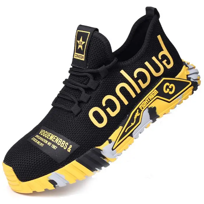 Scarpe antinfortunistiche con punta in acciaio, scarpe da lavoro antiperforazione da uomo, scarpe industriali traspiranti, stivali antinfortunistici da lavoro indistruttibili 45