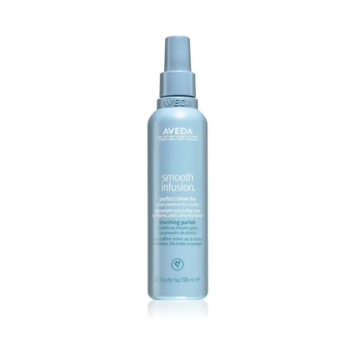 Aveda Smooth Infusion™ Perfect Blow spray lisciante per l asciugatura con l asciugacapelli contro i capelli crespi 200 ml