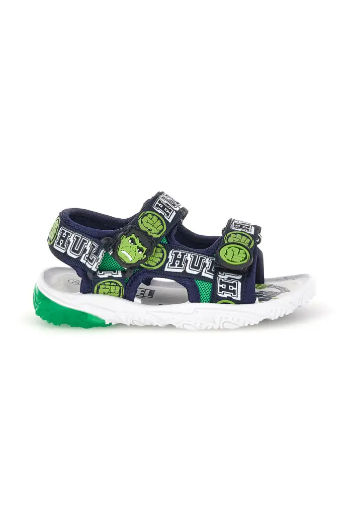 Sandali blu verde con strappi e luci Avengers R1010263T [NAVY]