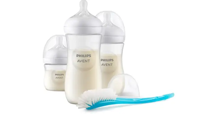 Avent Philips Natural Response SCD837/12 confezione regalo per bebè 0 mesi+ biberon 125 ml + 1 mese + biberon 260 ml + 3 mesi+ biberon 330