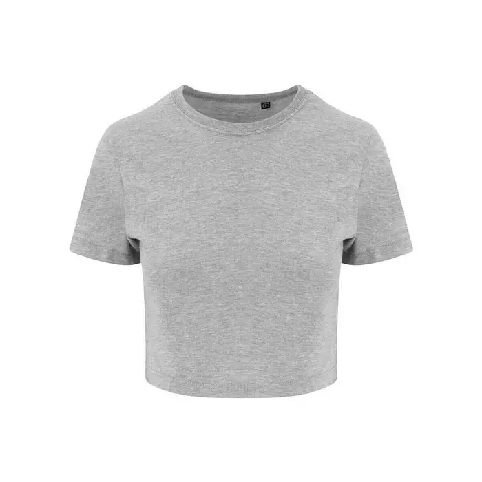 Awdis T-shirts a maniche lunghe Girlie Grigio