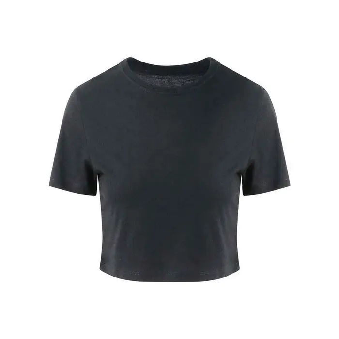 Awdis T-shirts a maniche lunghe Girlie Nero