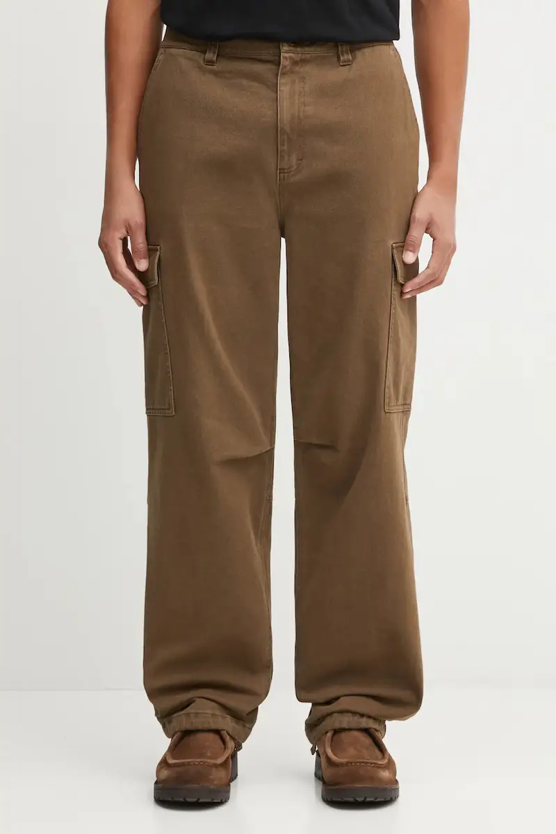 Axel Arigato pantaloni in cotone Abbot cargo uomo colore marrone A3309002