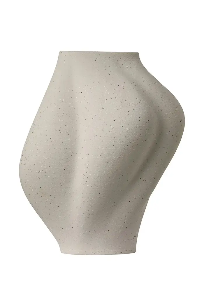 vaso decorativo in gres 17 x 35 cm Beige