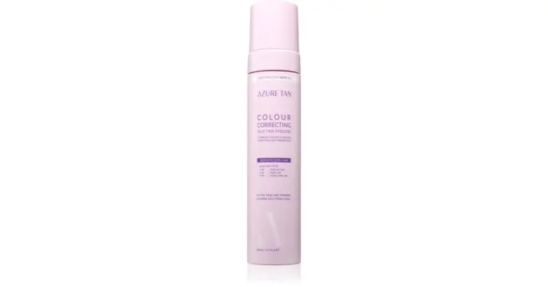 Azure tan Violet Base mousse autoabbronzante per il corpo colore Extreme scura 200 ml