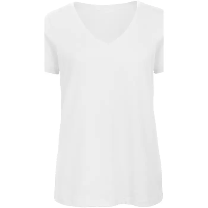 B&c T-shirts a maniche lunghe Inspire Bianco