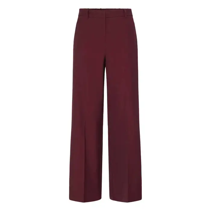 b Young Pantaloni a gamba larga donna Danta Marron