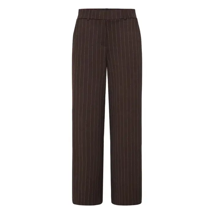 b Young Pantaloni da donna Rowan Stripes Marron
