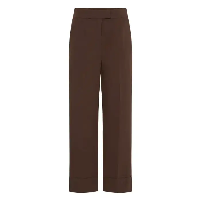 b Young Pantaloni donna con rivestimento Denoa Marron