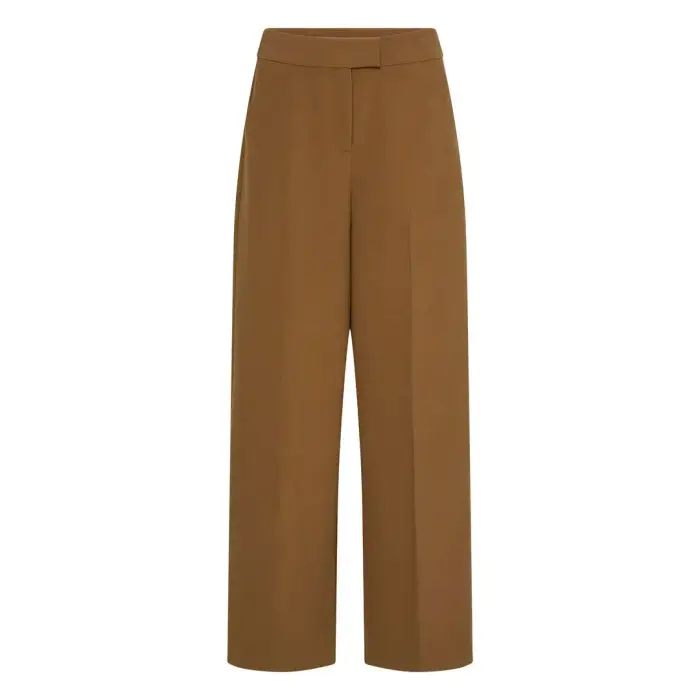 b Young Pantaloni wide donna Denoa Vert