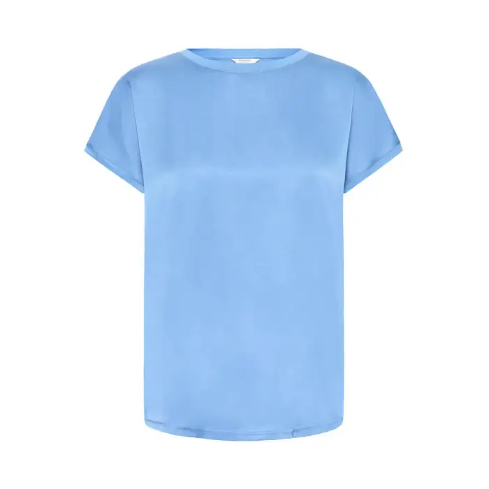 T-shirt a collo singolo donna b young Selita Bleu
