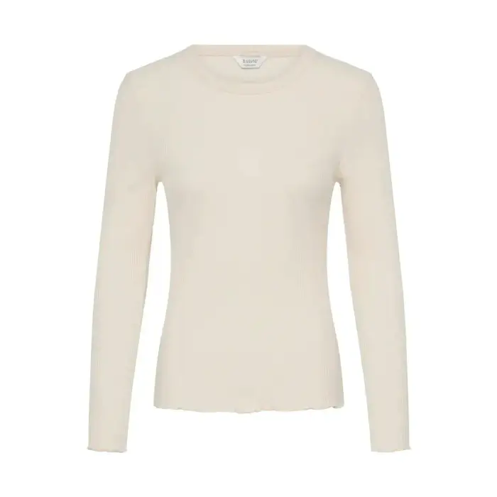 b Young T-shirt da donna Sinne Rib Blanc
